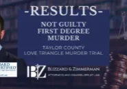 Taylor County Murder Trial - Not Guilty Verdict